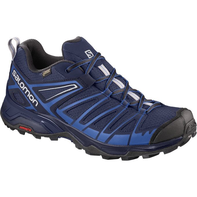 Salomon Israel X ULTRA 3 PRIME GTX® - Mens Hiking Shoes - Navy/Black (ITWH-31805)